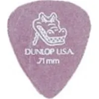 dunlop gator grip 417p71 - médiators  0,71 mm - violet - 12 pièces