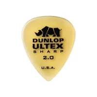 dunlop ultex sharp - médiator pour guitare - pointu - 2 mm - pack de 72