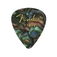 fender - médiators thin - abalone - 12 pièces