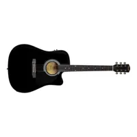 squier acoustics sa-105ce noir - guitare acoustique-électrique