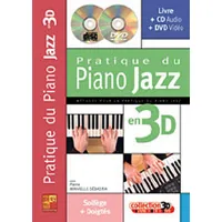pratique du piano jazz en 3d - solfège + doigtés
