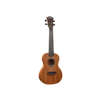 lâg tku110c - ukulele slim arched back - concert - naturel