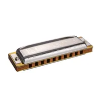 hohner ms series blues harp - harmonica diatonique - a clé - 10 trous