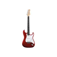 eko tribute starter s-300 - guitare électrique - type st - chrome red