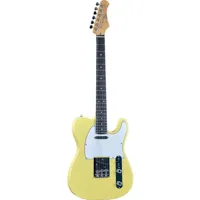 eko starter vt-380 - guitare électrique - telecaster - crème