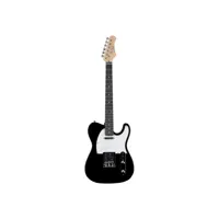 eko starter vt-380 - guitare électrique - plan de coupe unique - noir
