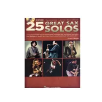 25 great sax solos saxophone +cd