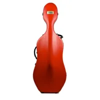 etui violoncelle classic - rouge (sans roulettes)