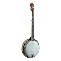 banjo orange blossom 5 cordes avec cercle de rsonance archtop et tui rigide