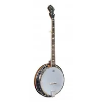 banjo orange blossom 5 cordes avec touche courbe et tui rigide