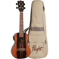 concert electro-acoustic ukulele with bag
