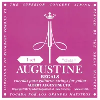 augustine - regal gold - cordes en nylon clair filé or pour guitare