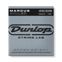 dunlop marcus miller medium dbmms45105 - cordes en acier pour guitare basse - 45-105