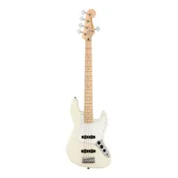 squier affinity series jazz bass - basse - blanc olympique