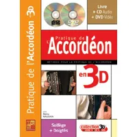 pratique de l'accordéon en 3d - solfège + doigtés