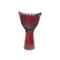 tanga fibre fibd14-rd - djembé - 14" - fibre de bois - rouge