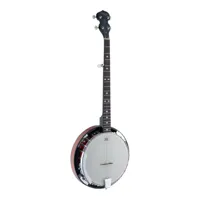 5-str banjo-24 hooks-wood pot
