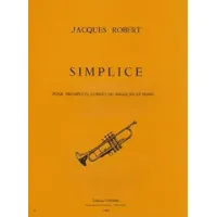 simplice - pour trompette, cornet ou bugle si b et piano