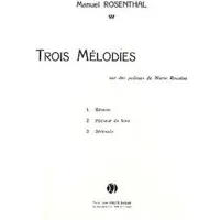 melodies (3) --- mezzo ou tenor et piano