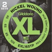 exl165tp nickel wound regular light top 45-105 2 sets