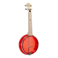 lg-r little gem banjo uke ruby+bag