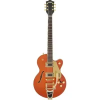 g5655tg electromatic center block jr. single-cut with bigsby and gold hardware lrl, orange stain