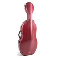 etui violoncelle 4/4 polycarbonat - rouge rolly