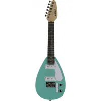mini guitare electrique aqua green
