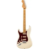 mexican player plus stratocaster lh mn olympic pearl