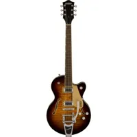 g5655t-qm electromatic center block jr. single-cut quilted maple with bigsby sweet tea