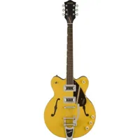 g2604t ltd streamliner rally ii center block with bigsby il two-tone bamboo yellow-copper metallic